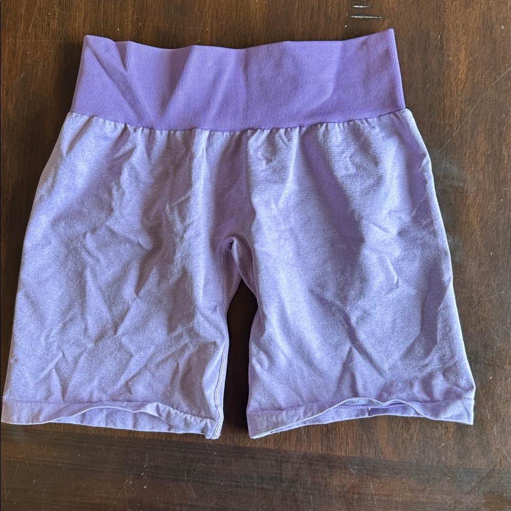 NVGTN Lilac Knockout Shorts - Picture 2 of 5